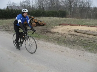 męczący podjazd do zamku