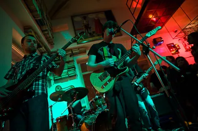 Koncert zespołu Saluminesia w Spółdzielni Literackiej