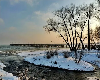 Orłowo zimą.