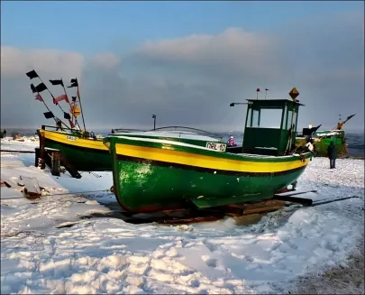 Orłowo zimą.