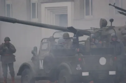 Przed magistratem - pacyfikacja demonstracji