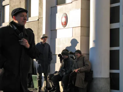 zdjęcia do filmu ''czarny czwartek''