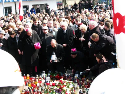 po  katastrofie samolotu 10.04.2010r.