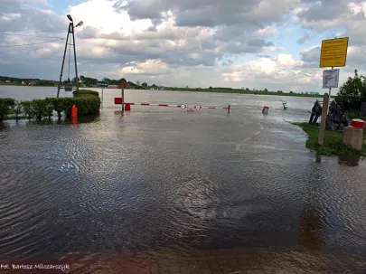 Świbno - podtopienia - powódz, maj 2010.
