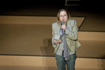 Marta Podgórnik, zwyciężczyni w kategorii "Poezja'"