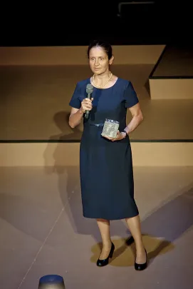 Magdalena Tulli, zwyciężczyni w kategorii "Proza"