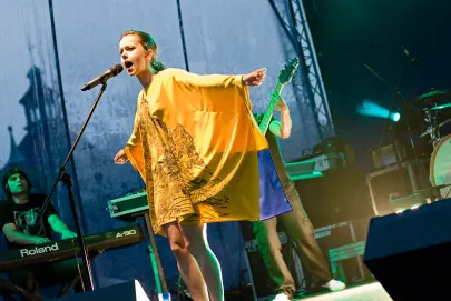 Monika Brodka na sopockim molo