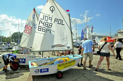 Wyścigi regat o Puchar Trenerów w klasie Optimist