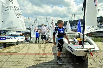 Wyścigi regat o Puchar Trenerów w klasie Optimist