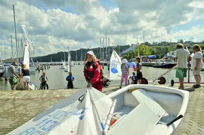 Wyścigi regat o Puchar Trenerów w klasie Optimist