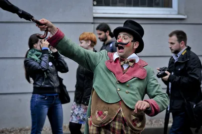 Parada z teatrem La Baldufa "Zeppelin"