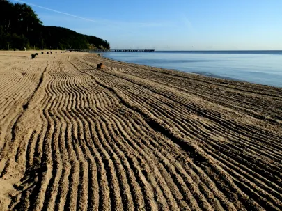 Orłowska   plaża  