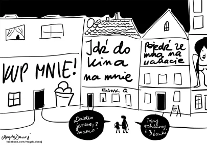 Miasto reklamą stoi