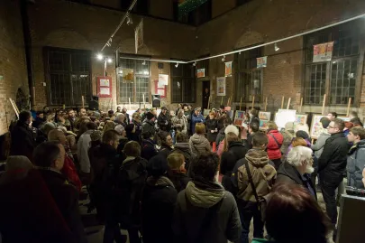 oficjalne otwarcie Narracji na dziedzińcu Ratusza Głównego