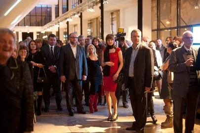 Preludium do gali był występ artystów w foyer