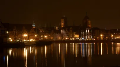 Gdańsk nocą 