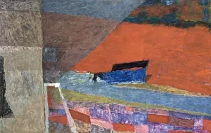 Piotr Potworowski, "Kompozycja abstrakcyjna", 1958, olej na płótnie, 100 x 155 cm, własność prywatna