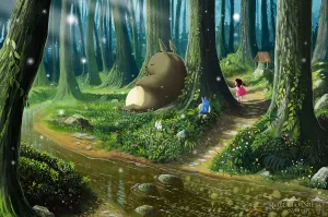 "Mój sąsiad Totoro" | 1988 | 85&#8217; | Japonia | reż. Hayao Miyazaki

