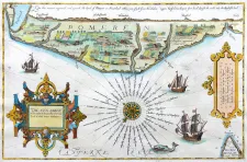 Lucas Janszoon Waghenaer, Mapa wybrzeża Bałtyku, 1588 r.