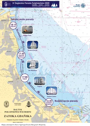 Mapę udostępniło Biuro Hydrograficzne Marynarki Wojennej.