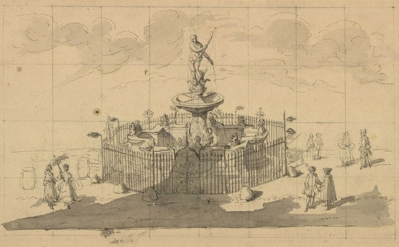 Friedrich Anton August Lohrmann, Fontanna Neptuna, 1761 – 1765