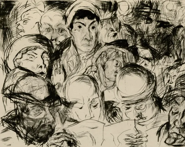 Max Beckmann, Deklaracja wojny