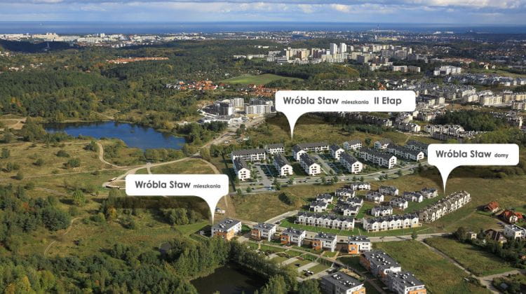 Kolejne etapy inwestycji Wróbla Staw tworzą duże osiedle mieszkaniowe. 
