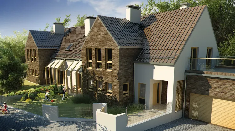 Domy będą miały wyjątkową architekturę oraz garaże, które nie będą znajdowały się w bryle domu. 