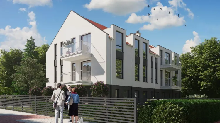 Na dwóch piętrach budynku powstały komfortowe apartamenty, a na parterze lokale usługowe. 