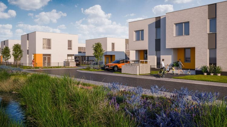 Domy na osiedlu Optima powstaną w ostatnim etapie zabudowy - do czerwca 2023 roku. 