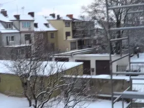 Gdańsk w marcu pod śniegiem