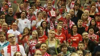 Kibice po meczu Polska-Szwecja
