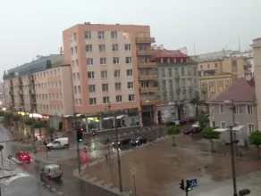 Burza na pl Kaszubskim w Gdyni 17.30