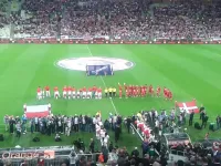 Prezentacja przed meczem Polska-Dania