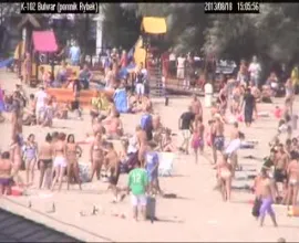 Kolejny film z monitoringu na plaży w Gdyni
