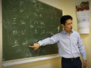 Gdańscy licealiści uczą się chińskiego 