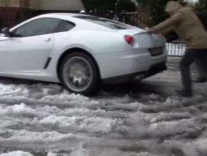 Zima zaskoczyła Ferrari