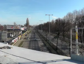 Nowy wiadukt nad al. Grunwaldzką w Gdańsku