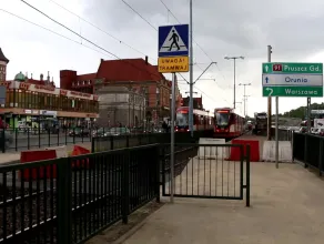 Nowe dojście do przystanków tramwajowych Brama Wyżynna
