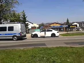 Wypadek BMW 7 na Kartuskiej