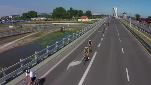 Triathlon Gdańsk 2014 z lotu ptaka