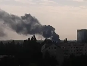 Pożar w Gdańsku niedaleko PGE Areny