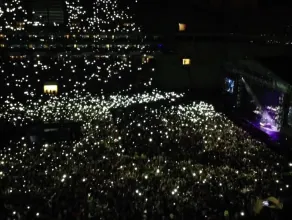 Fani Justina Timberlake'a podczas koncertu na PGE Arenie