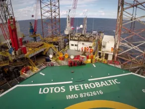 Platforma wiertnicza Lotos Petrobaltic od środka 