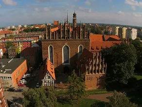 Kościół Św. Trójcy widziany z drona