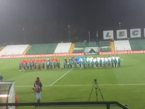 Hymn przed meczem Polska - Anglia U18