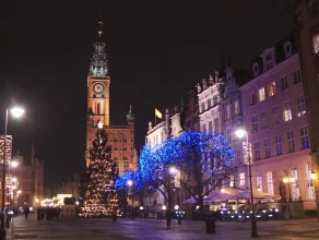 Świąteczne oświetlenie w Gdańsku
