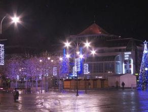 Świąteczne oświetlenie w Sopocie