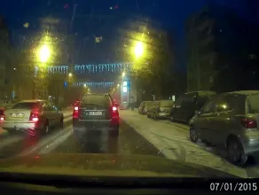 Opady śniegu w Sopocie