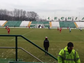 Sparing piłkarzy Lechii Gdańsk na stadionie przy ul. Traugutta 